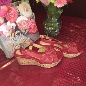 Red Laura Scott by IComfort Wedges